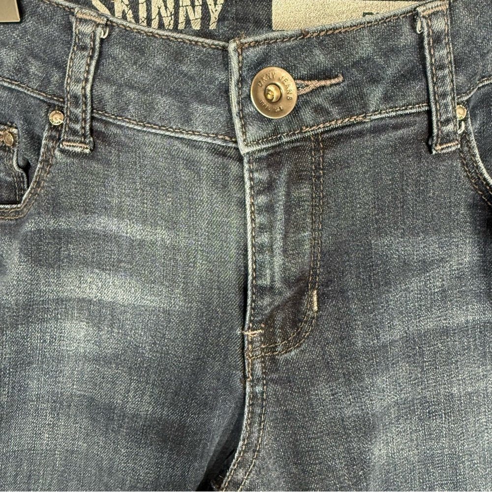 DKNY Jeans Mercer St. Denim Skinny Jeans Size 10 - Picture 3 of 10